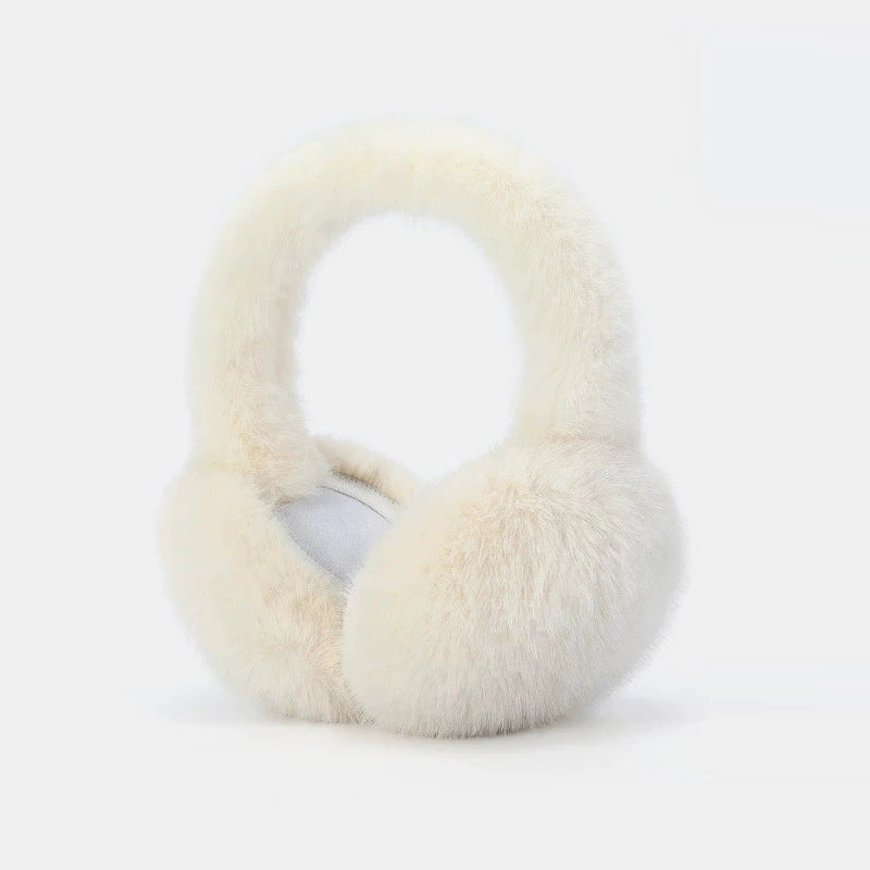 Plush Foldable Earmuffs That Stay Put on Windy Days
