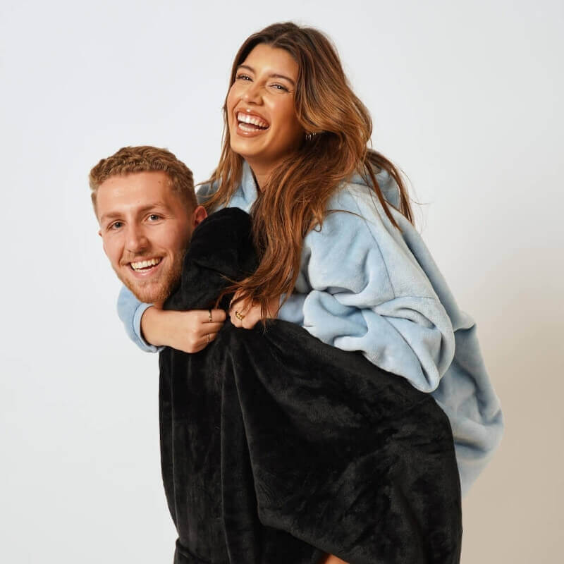 Sherpa Blanket Hoodie – Oversized Cozy Warmth, One Size