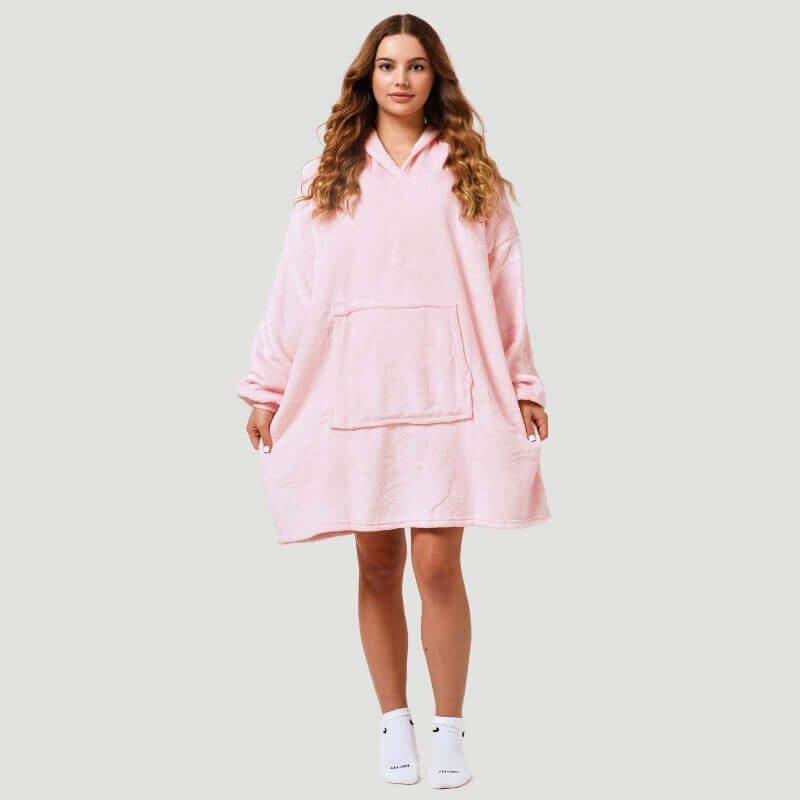 Sherpa Blanket Hoodie – Oversized Cozy Warmth, One Size