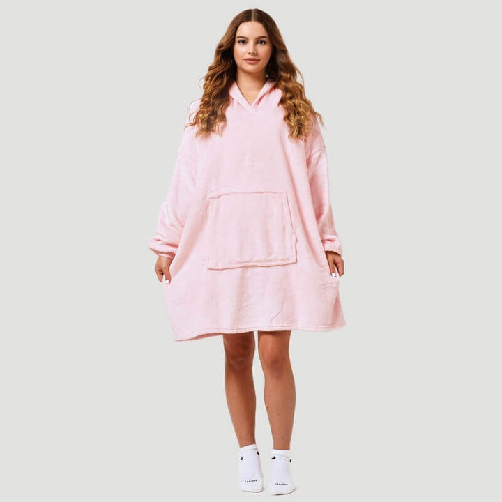 Sherpa Blanket Hoodie – Oversized Cozy Warmth, One Size