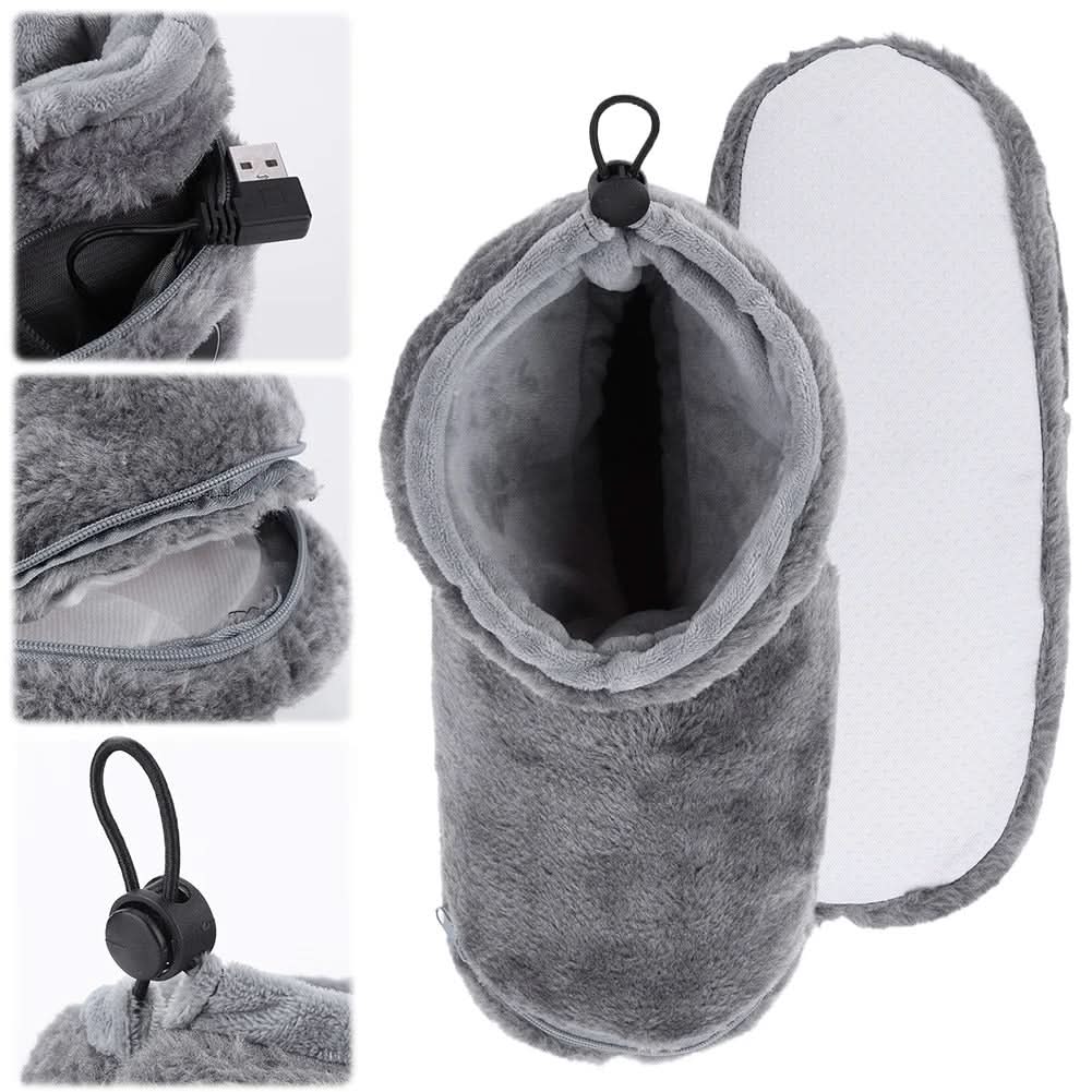 Plushley™ USB Heated Plush Slippers for Warm, Cozy Feet at Home