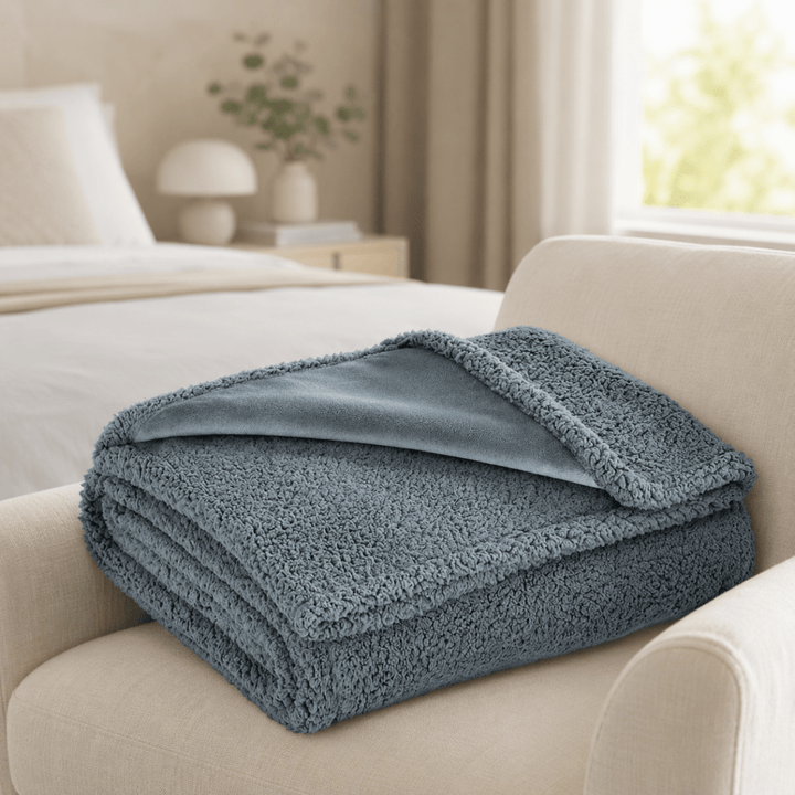 Plushley™ Waterproof Fleece Blanket with Discreet Protective Layer
