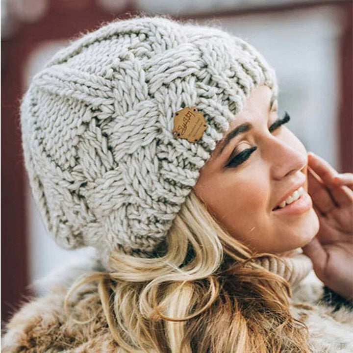 Soft Knitted Wool Blend Beanie for Everyday Warmth
