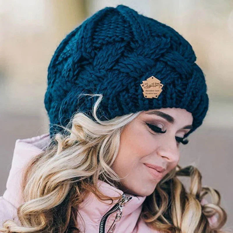 Soft Knitted Wool Blend Beanie for Everyday Warmth