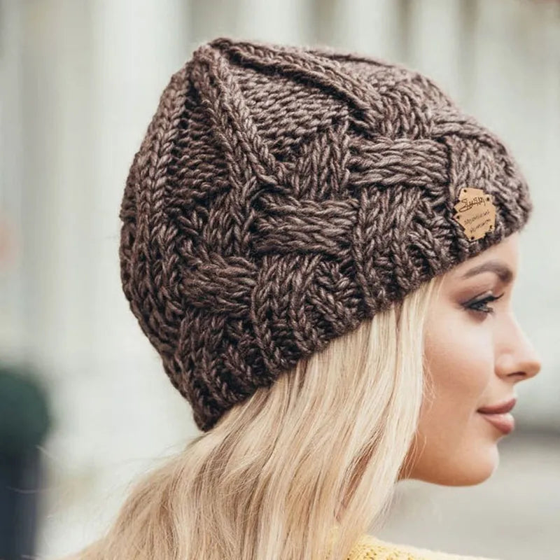 Soft Knitted Wool Blend Beanie for Everyday Warmth
