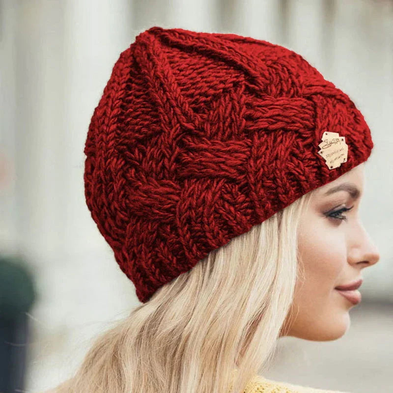 Soft Knitted Wool Blend Beanie for Everyday Warmth