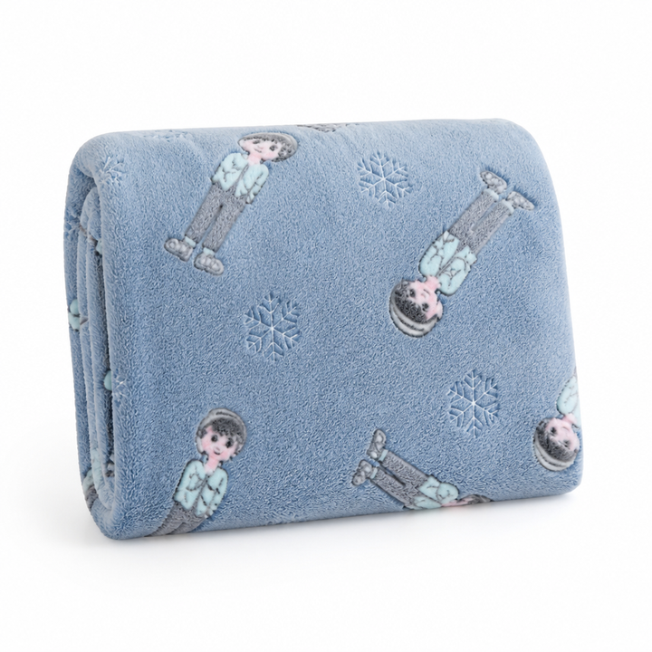 Glow-in-the-Dark Flannel Kids Blanket, No Batteries Required