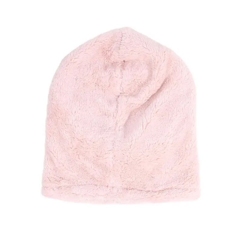 Fleece Balaclava Hood with Drawstrings and Long Neck Cover