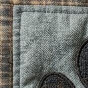 Paw Print Flannel Blanket – Soft on Both Sides for Couch and Bed