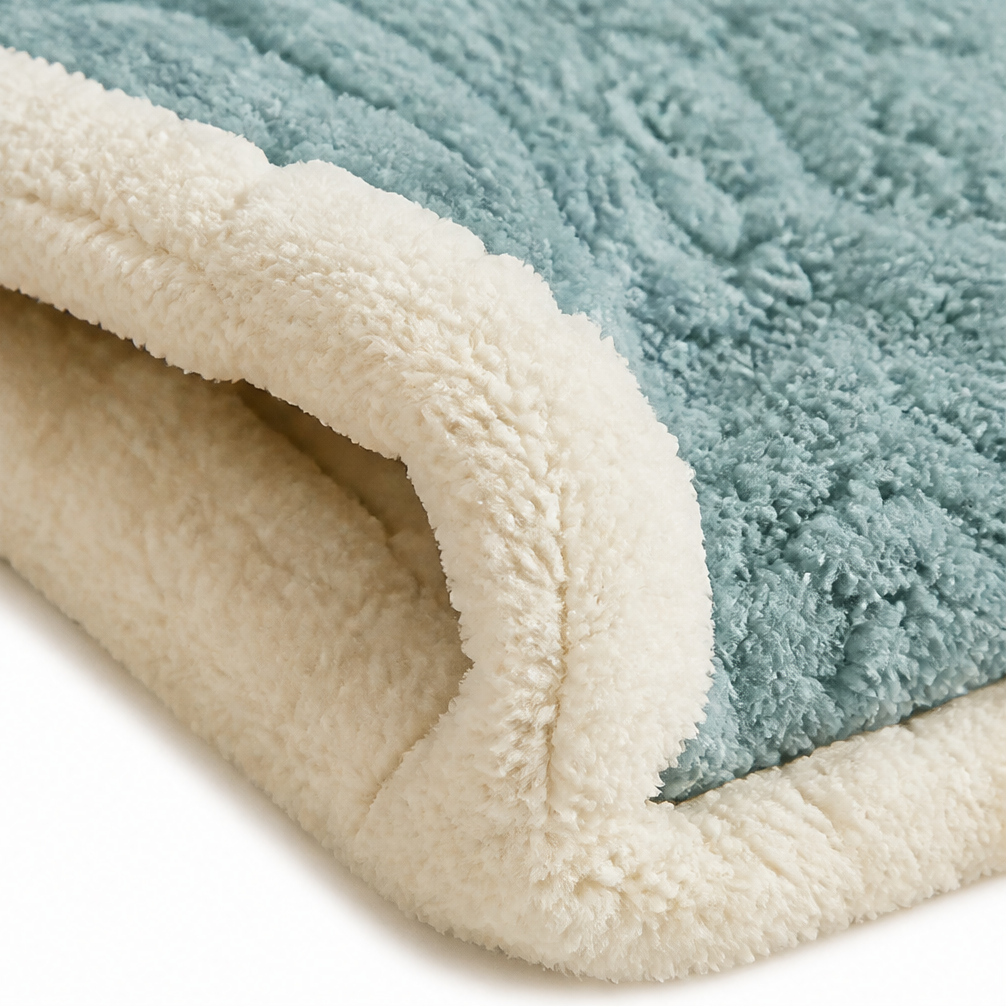 Double-Sided Embossed Throw Blanket – Soft Both Ways