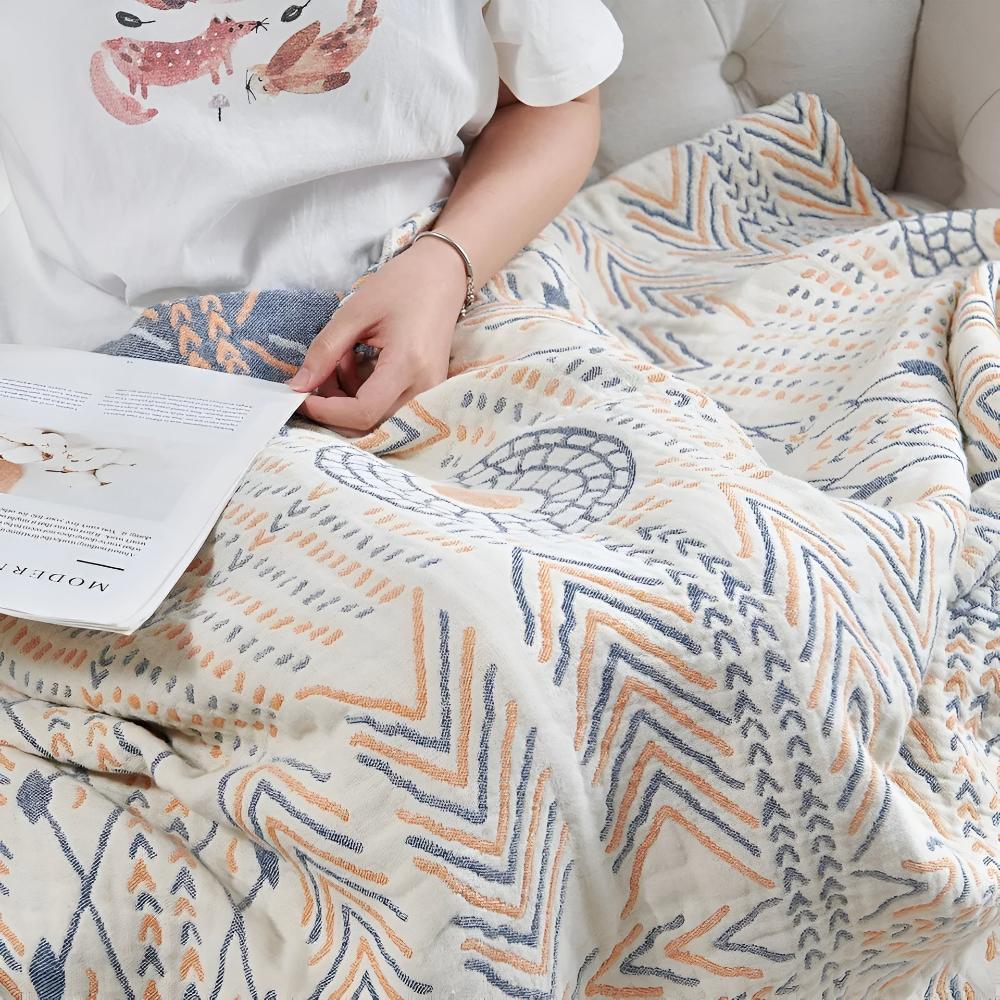 Elegant Reversible Blanket Versatile Sofa &amp; Bedroom Accent