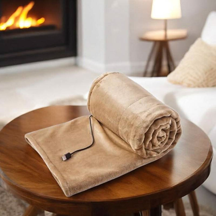 Portable USB Electric Heated Blanket with 3 Settings