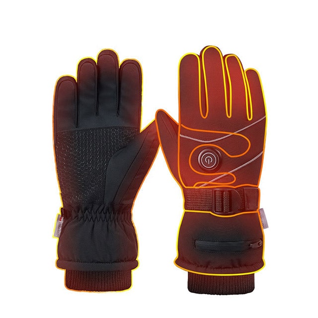 Plushley™ Heated Touchscreen Gloves with Fleece Lining and 3 Heat Levels