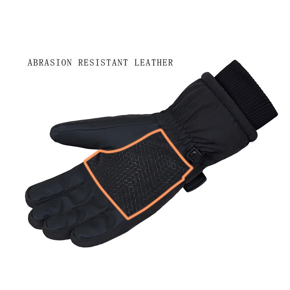 Plushley™ Heated Touchscreen Gloves with Fleece Lining and 3 Heat Levels