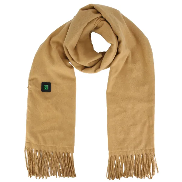 Plushley™ Heated Fleece Neck Scarf with LED Heat Indicator