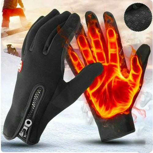 Plushley™ Unisex Heated Thermal Gloves with Non-Slip Palm Grip