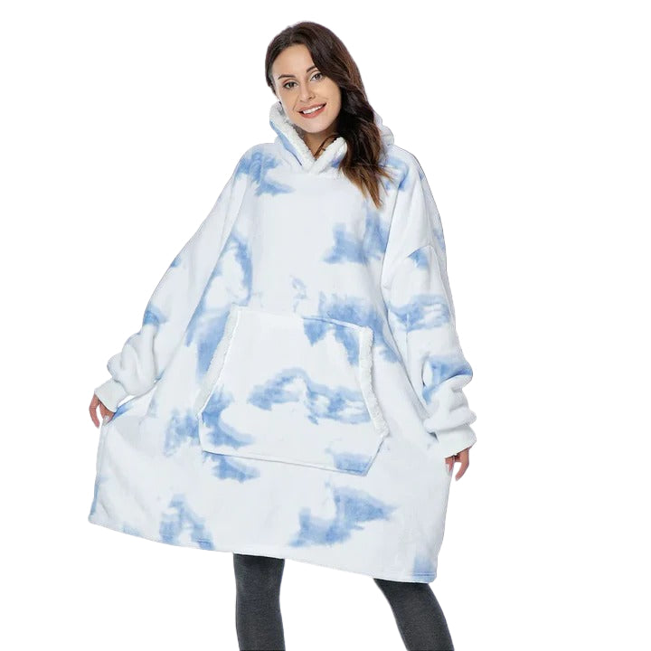 Giant Wearable Blanket Hoodie Oversized and Warm