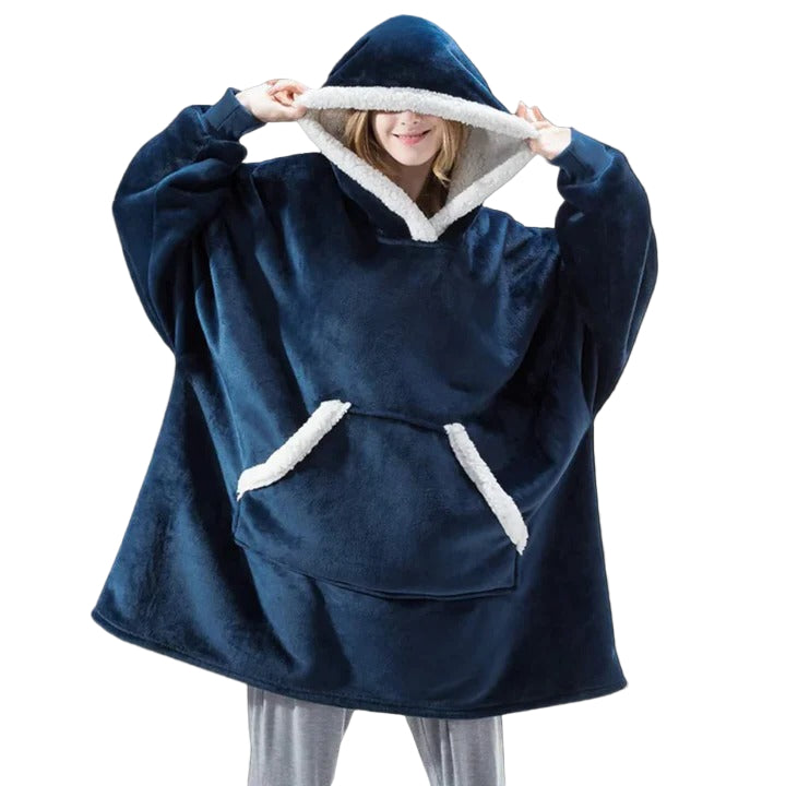 Giant Wearable Blanket Hoodie Oversized and Warm