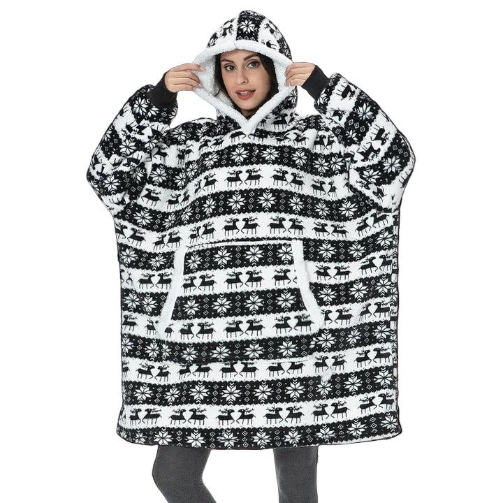 Giant Wearable Blanket Hoodie Oversized and Warm