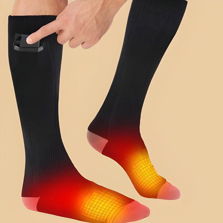 Plushley™ Rechargeable Heated Socks with 3 Heat Settings up to 120°F