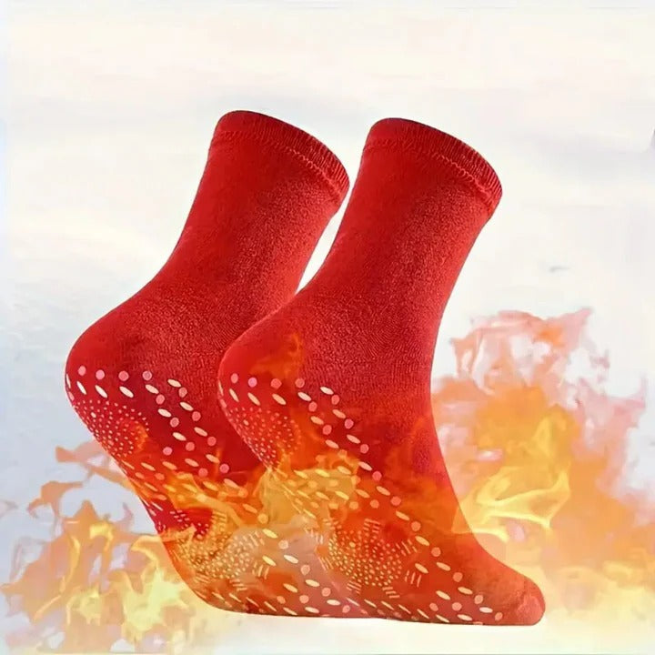 Thermal Socks Five-Pair Pack with Tourmaline Blend