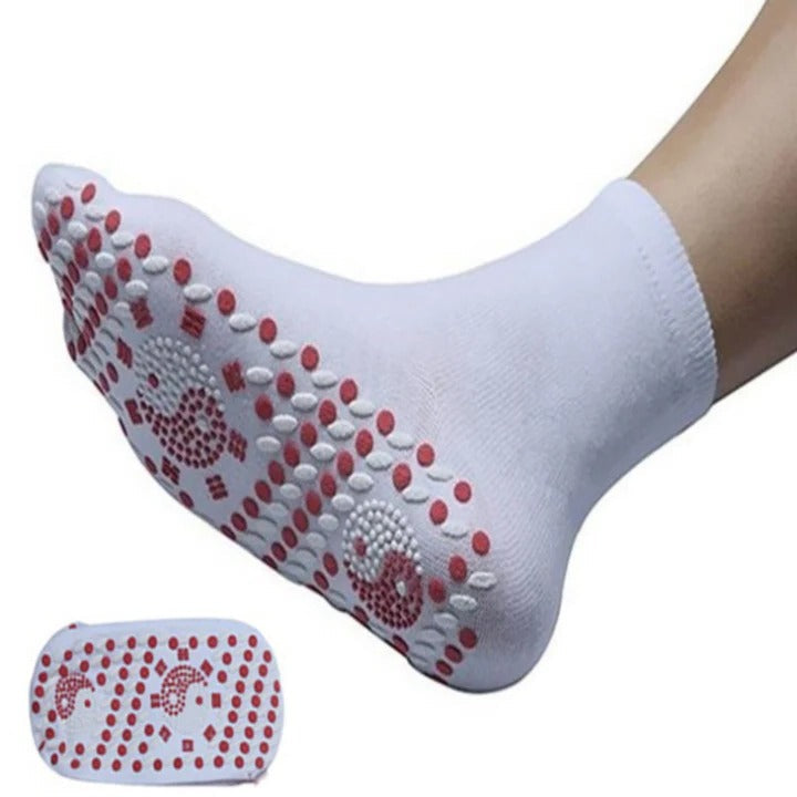 Thermal Socks Five-Pair Pack with Tourmaline Blend