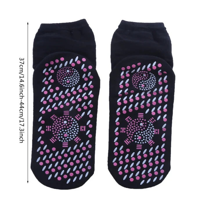 Thermal Socks Five-Pair Pack with Tourmaline Blend