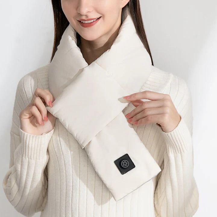 Plushley™ Heated Cotton Neck Warmer with Graphene Heating