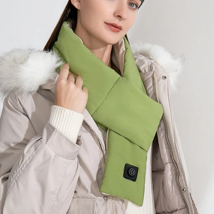 Plushley™ Heated Cotton Neck Warmer with Graphene Heating