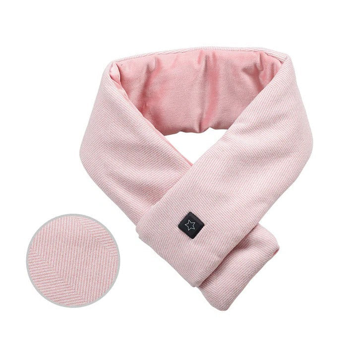 Plushley™ Heated Cotton Neck Warmer with Graphene Heating