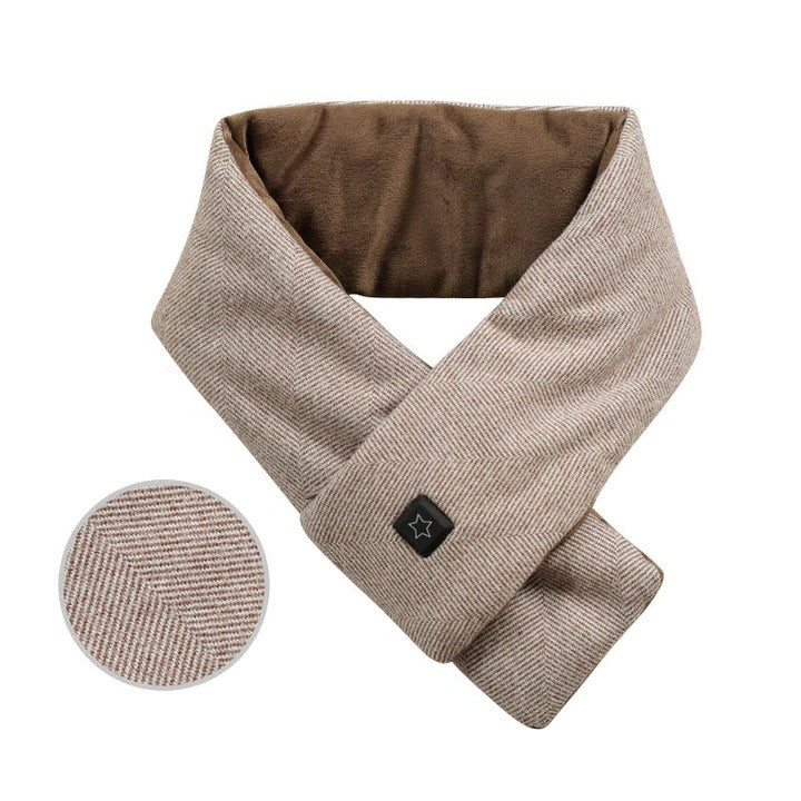 Plushley™ Heated Cotton Neck Warmer with Graphene Heating