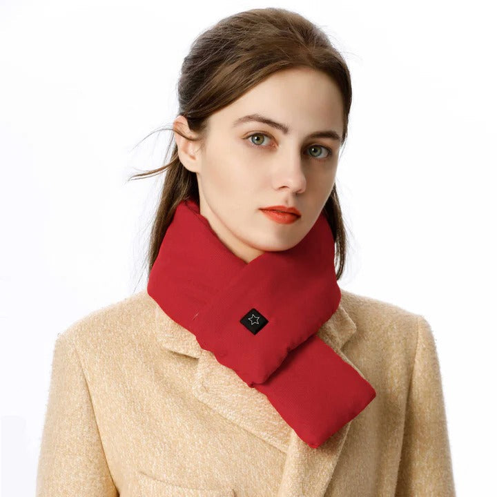 Plushley™ Heated Cotton Neck Warmer with Graphene Heating