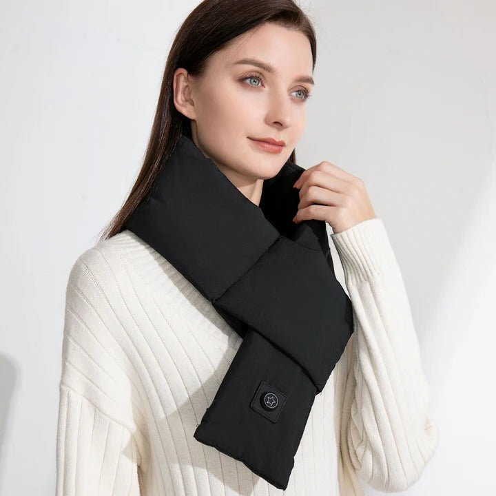 Plushley™ Heated Cotton Neck Warmer with Graphene Heating