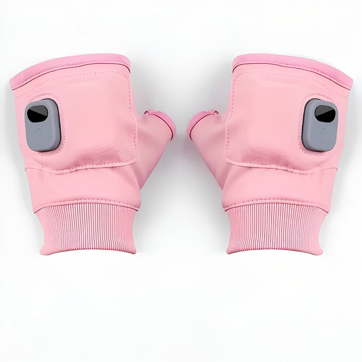 Plushley™ Fingerless Heated Gloves, USB-C Rechargeable, 3 Settings