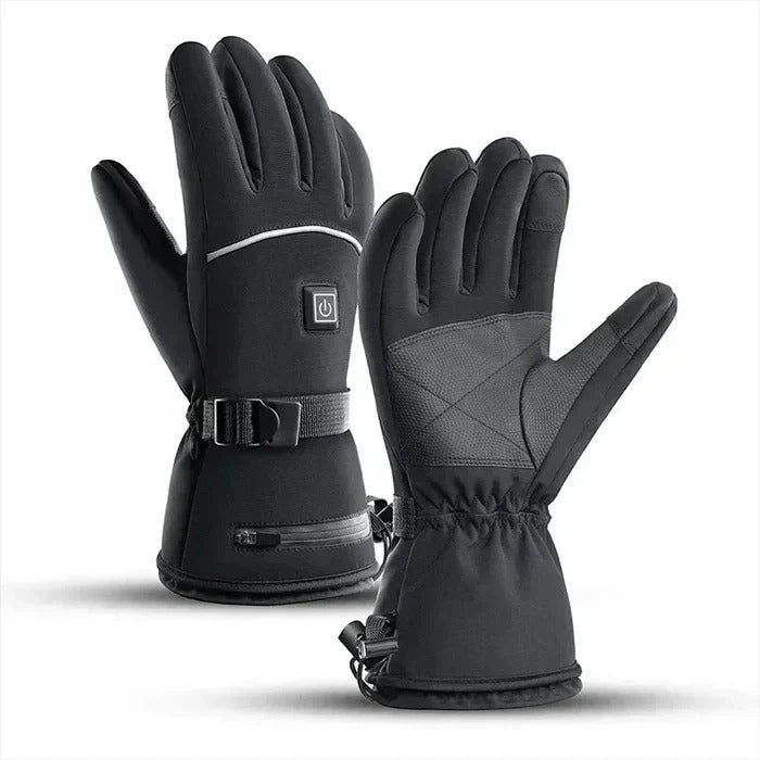 Plushley™ Heated Motorcycle Gloves with Touchscreen Fingertips