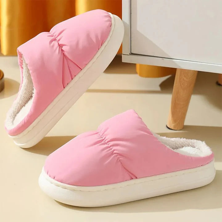 Plushley™ USB Heated Slippers with Non-Slip Sole, Plush Lined