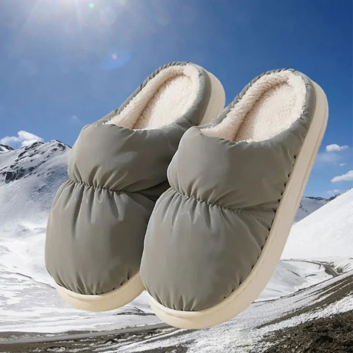 Plushley™ USB Heated Slippers with Non-Slip Sole, Plush Lined