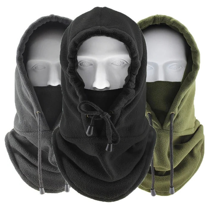 Polar Fleece Balaclava and Ski Hood with Adjustable Fit