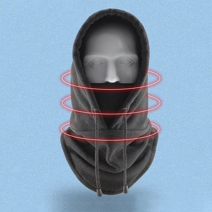 Polar Fleece Balaclava and Ski Hood with Adjustable Fit