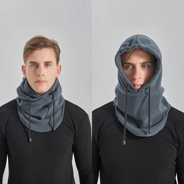 Polar Fleece Balaclava and Ski Hood with Adjustable Fit