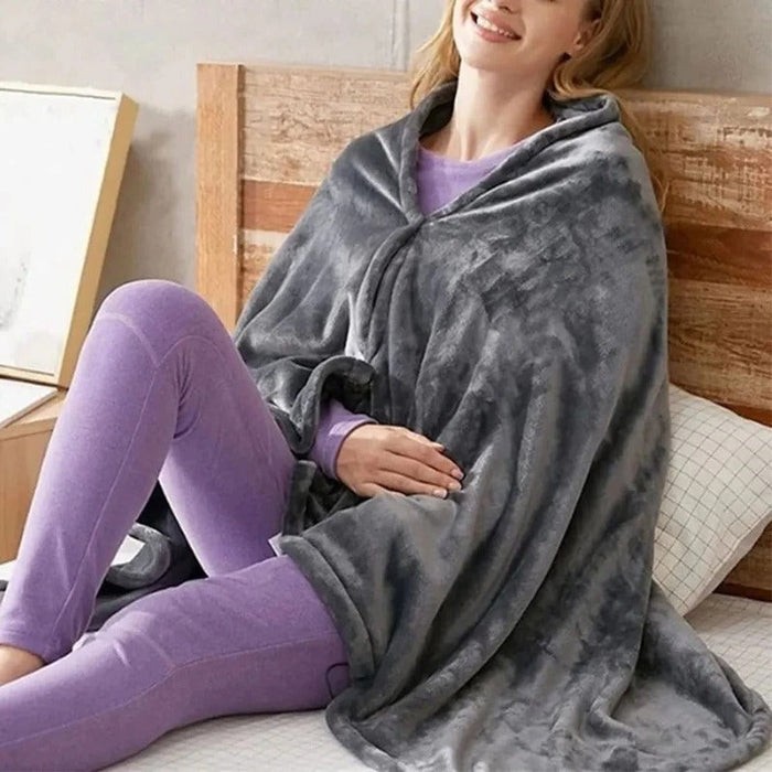 Plushley™ USB Heated Blanket with 3 Heat Settings