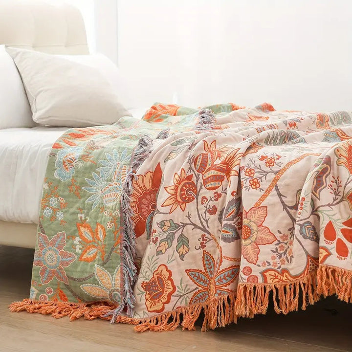 Cozy Throw Blanket Gentle, Non‑Irritating Weave for All‑Season Use