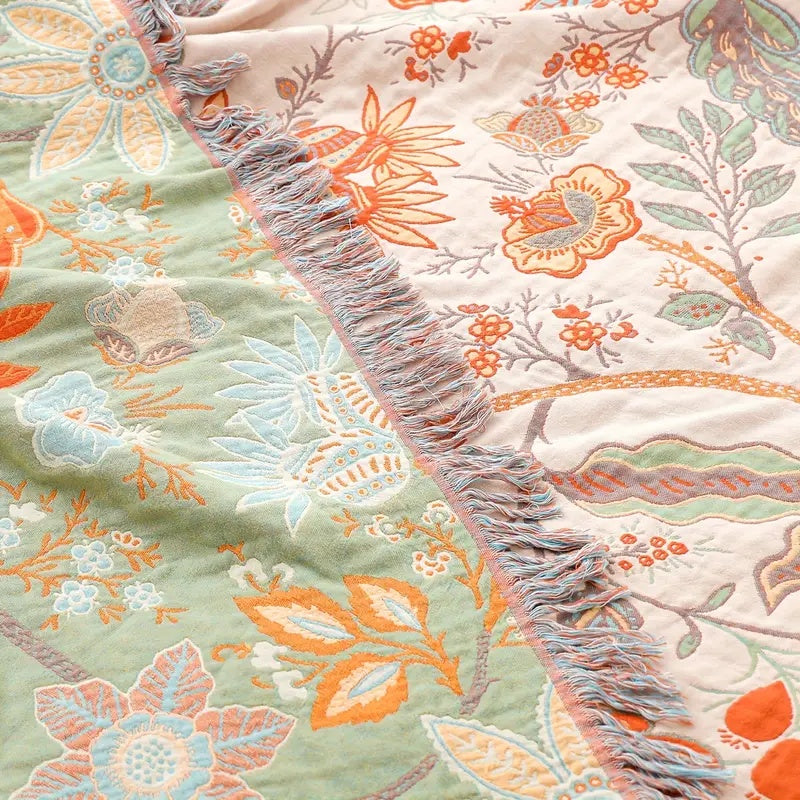 Cozy Throw Blanket Gentle, Non‑Irritating Weave for All‑Season Use