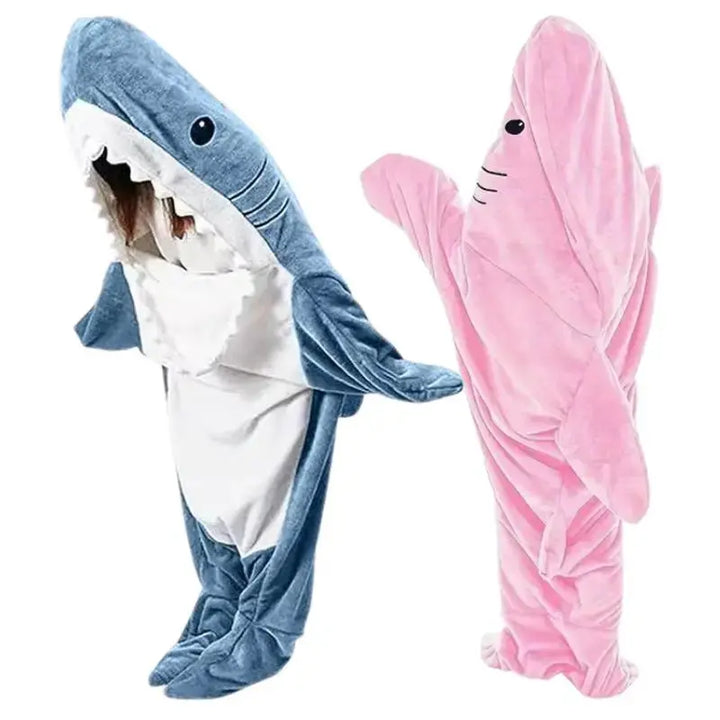 Wearable Shark Hoodie Blanket in Four Lengths for All Ages