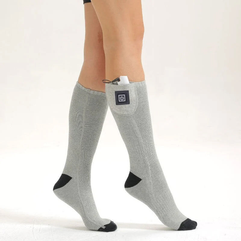 Plushley™ Rechargeable Heated Socks with Adjustable Temperature