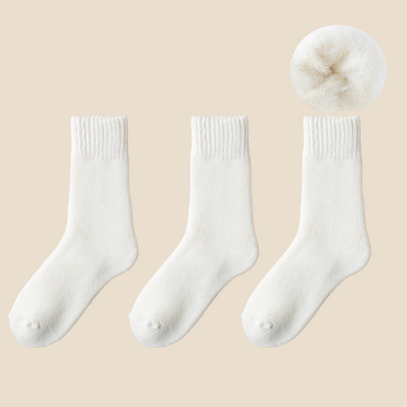 3-Pair Unisex Thermal Socks with Soft Fleece Lining