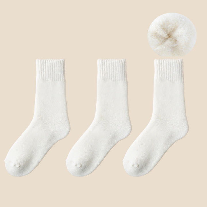 3-Pair Unisex Thermal Socks with Soft Fleece Lining