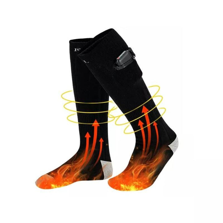 Plushley™ Rechargeable Heated Socks with 8-Hour Warmth and 3 Settings