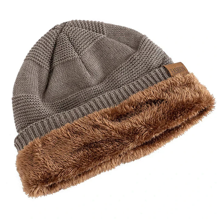 Soft Knit Winter Beanie with Warm Fleece Lining