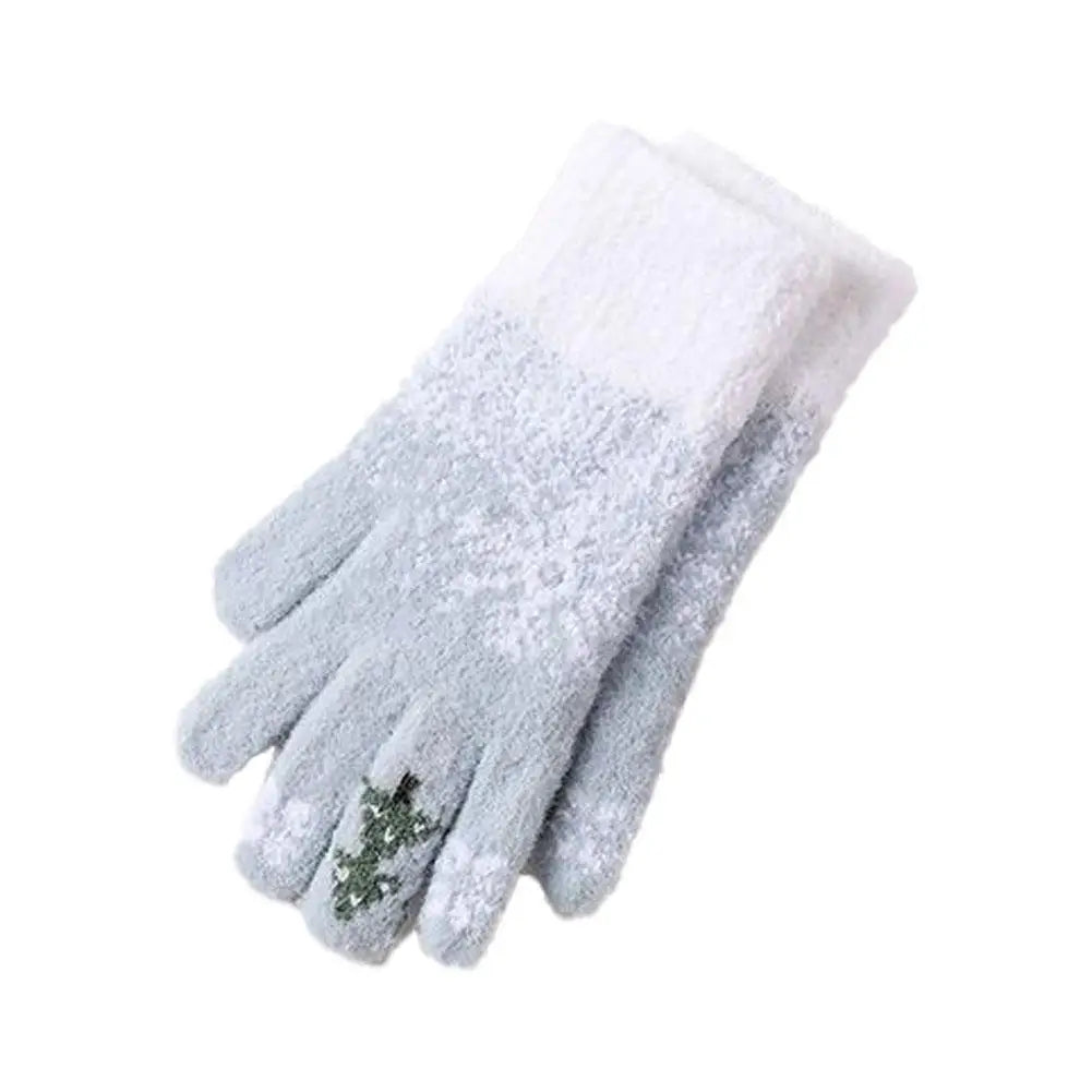 Festive Fleece Lined Convertible Fingerless Gloves